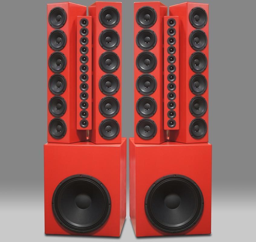 25 elementtiä yhdessä kaiuttimessa