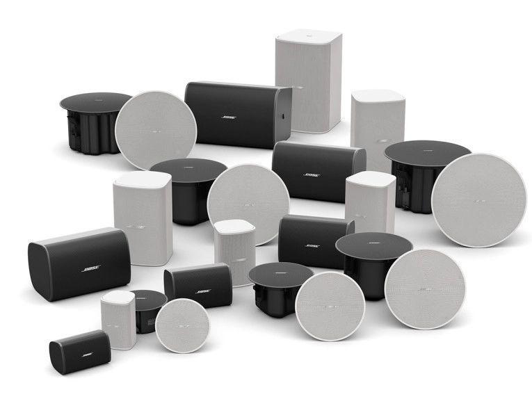 Bose Professionalin yrityskäyttöön tarkoitettu DesignMax-kaiutinperhe saapuu Eurooppaan