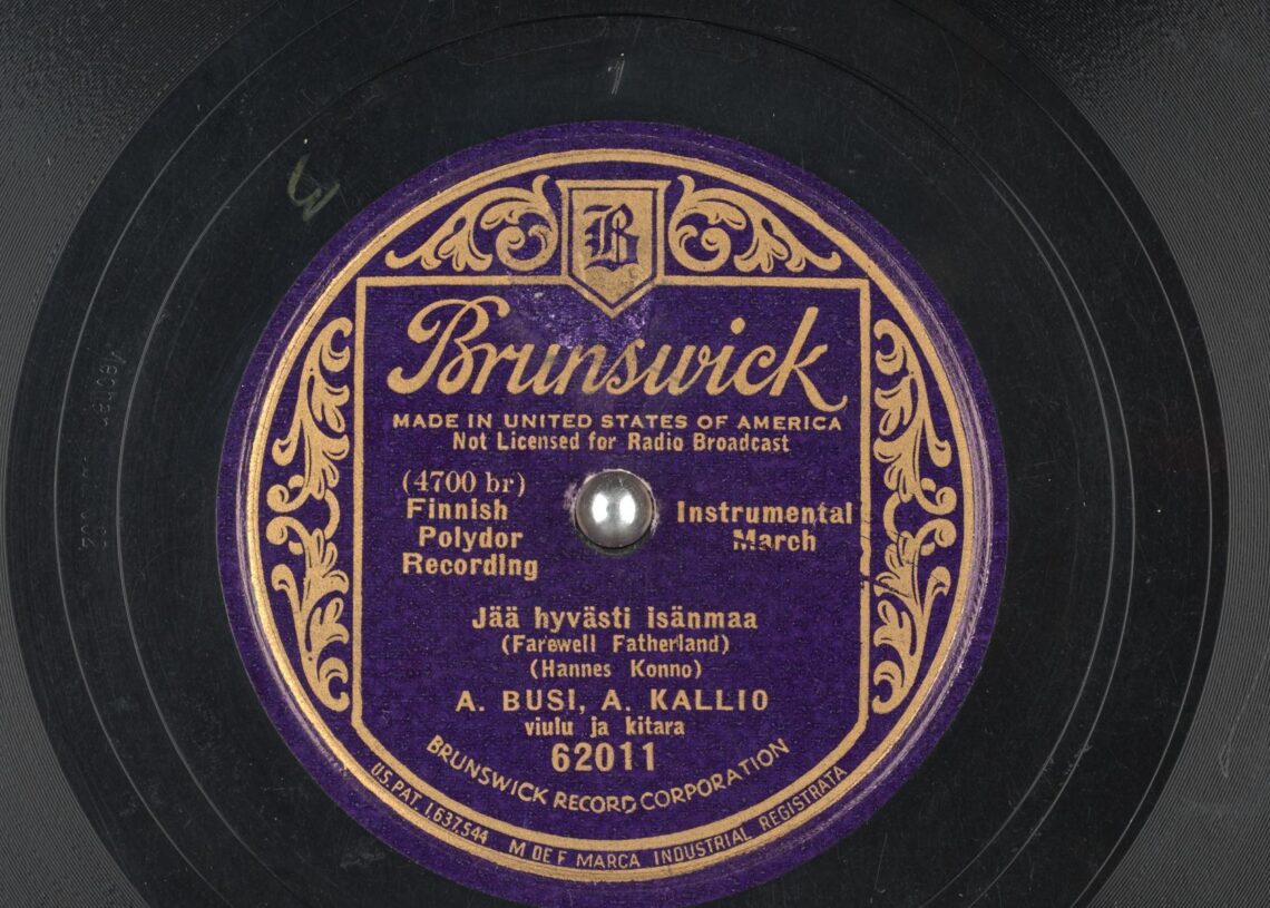 40-luvun synapoppia ja muita savikiekkoja ilmaiseksi netissä