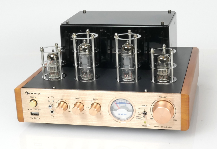 AUNA Amp VT -hybridi-putkivahvistin – Putkien äärelle pikkurahalla