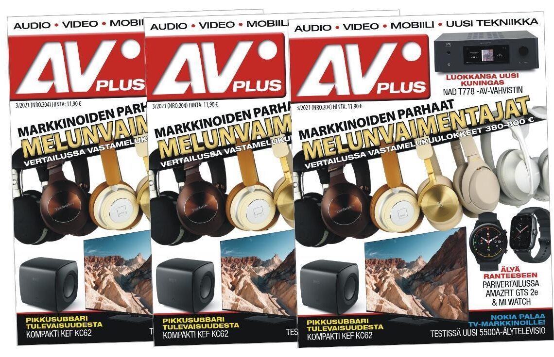 Testissä markkinoiden parhaat vastamelukuulokkeet ja paljon muuta – Lue uusi AVPlus