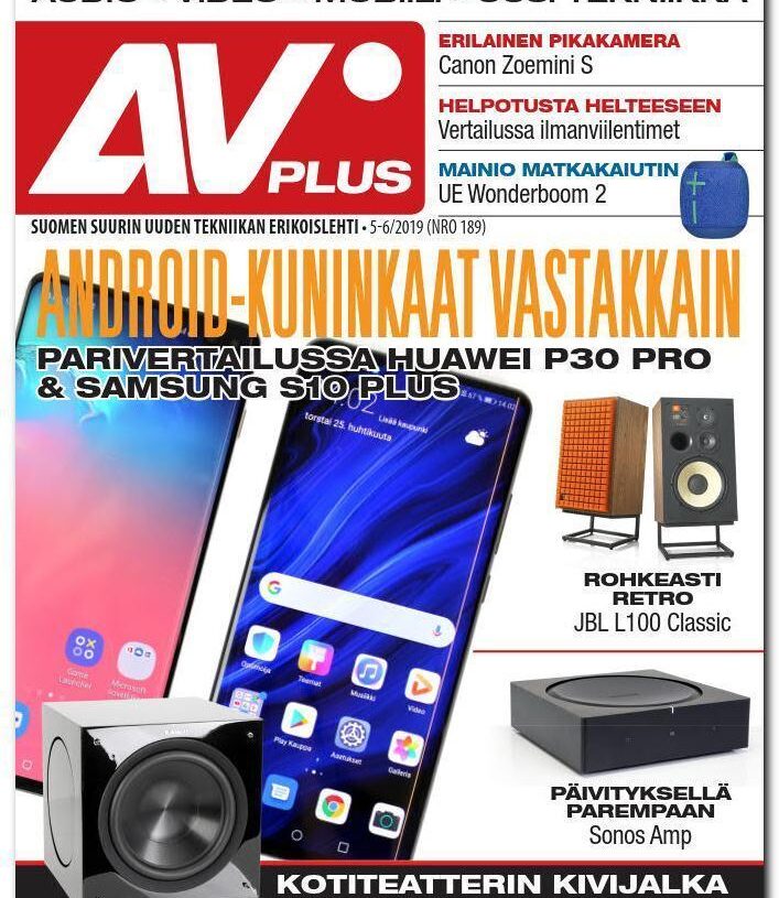Uusi AVPlus 5–6/2019 on ilmestynyt – kesänumerossa mukana esimerkiksi subbarivertailu, ilmanviilentimet ja Huawein ja Samsungin Android-kärkipuhelimien vertailu