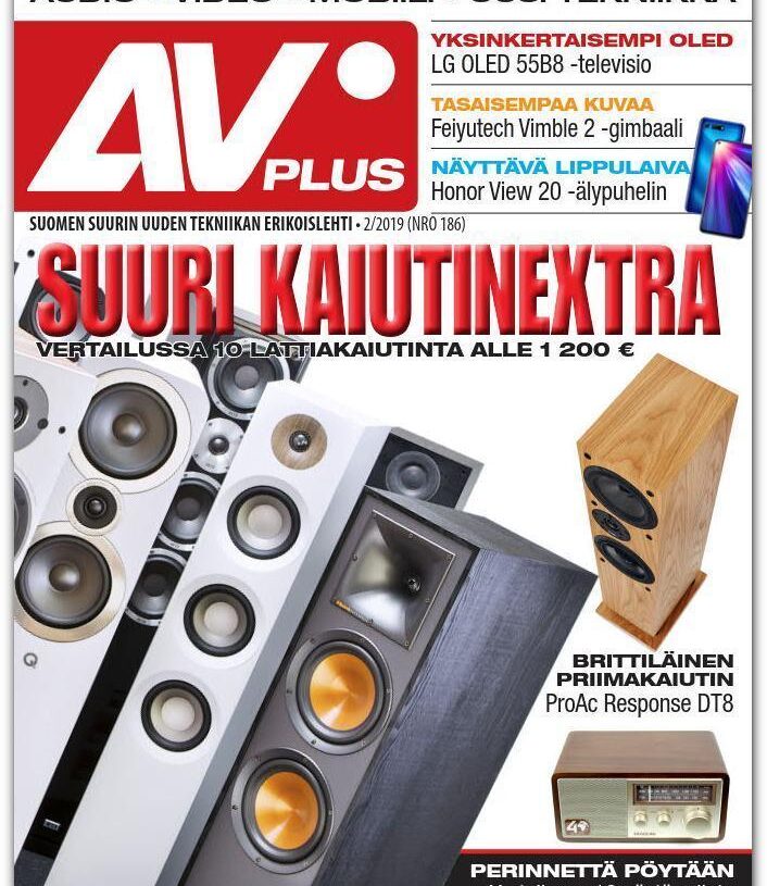 Uusi AVPlus 2/2019 on ilmestynyt – mukana rautaisannos tietoa kaiuttimista ja pöytäradiovertailu