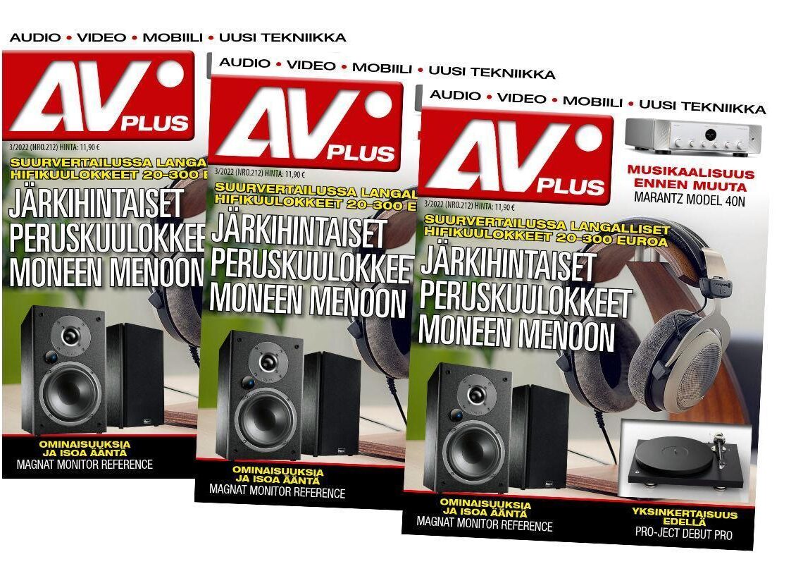 Uusi AVPlus 3/2022 on ilmestynyt – Mukana halpojen ja kohtuuhintaisten hifikuulokkeiden suurvertailu, kaksi kapeaa subbaria ja paljon muuta