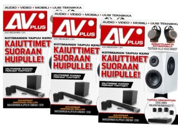 Uusi AVPlus 8/2021 on ilmestynyt – mukana Taipuu Kero -kaiuttimet, Loewe Bild v.55 -televisio, Ollo Audion kuulokkeet ja vuoden 2021 parhaat tuotteet