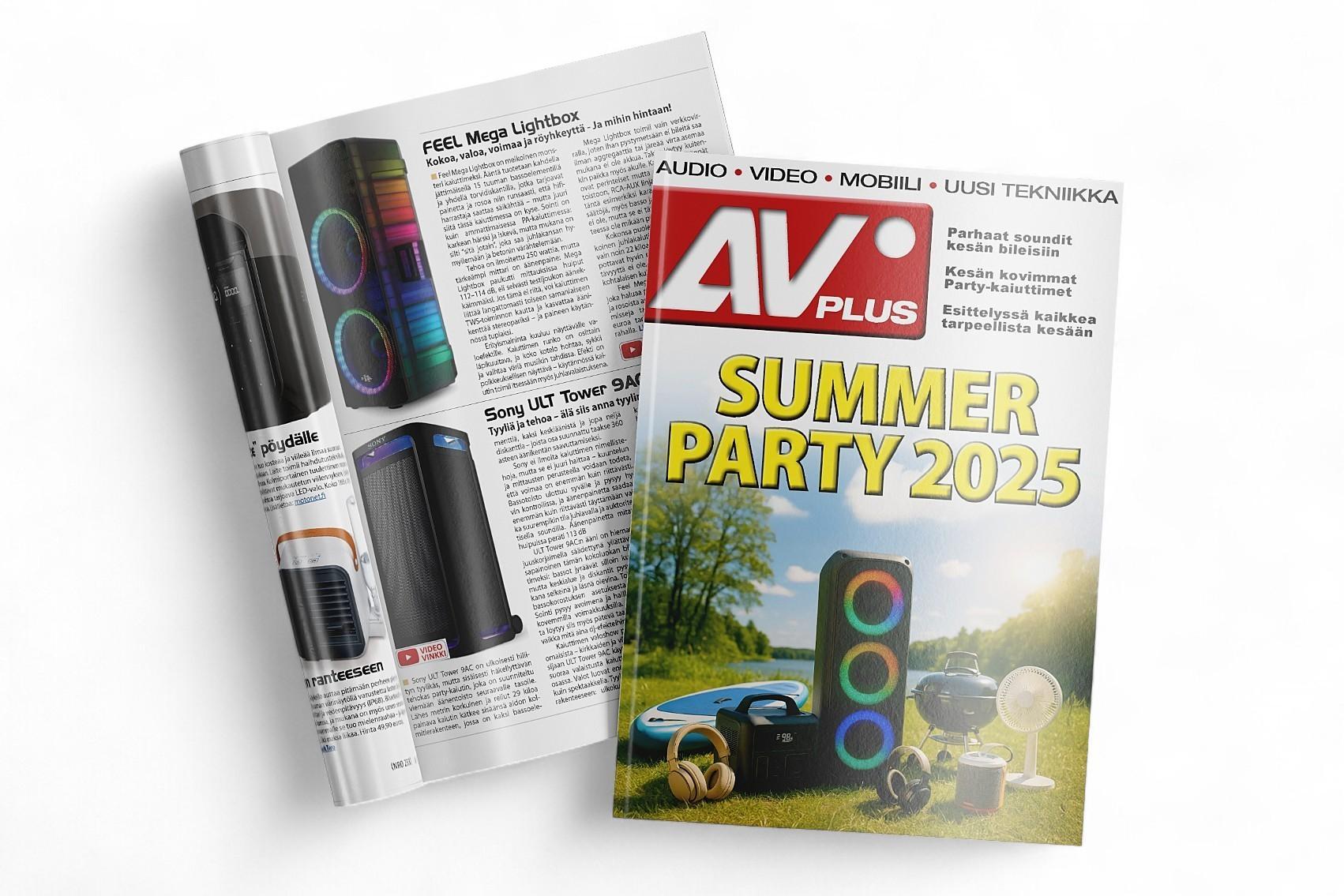 AVPlus Summer Party 2025 – Aurinko paistaa, grilli käryää ja kaiuttimista soi vähän liian lujaa – juuri niin kuin pitääkin.