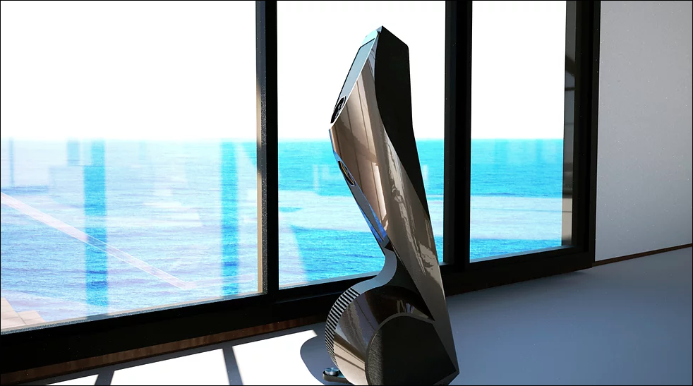 Veistoksellisia kaiuttimia Hollannista