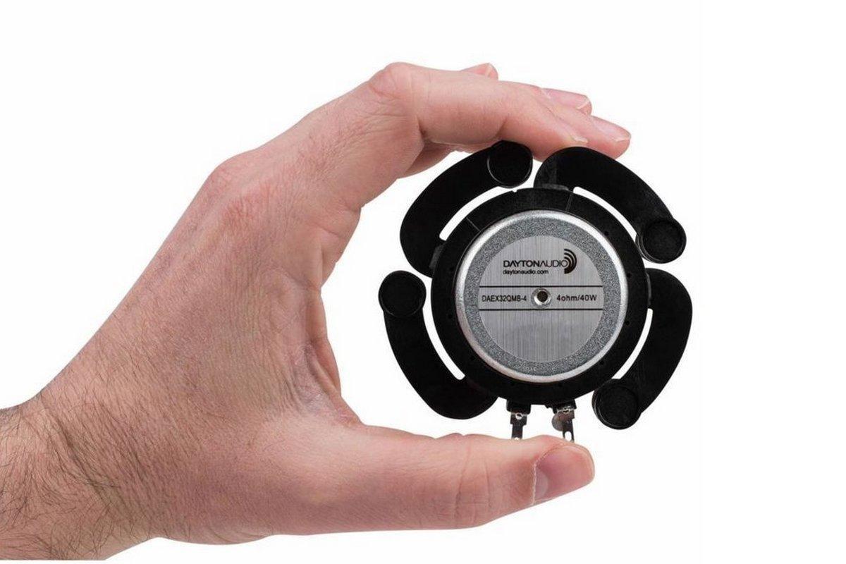 Muuta värähtelijällä taulu tai jopa mikroaaltouuni kaiuttimeksi