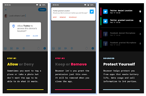 Sovellusvinkki: Bouncerilla voi antaa väliaikaisia lupia esimerkiksi sijaintitietoihin