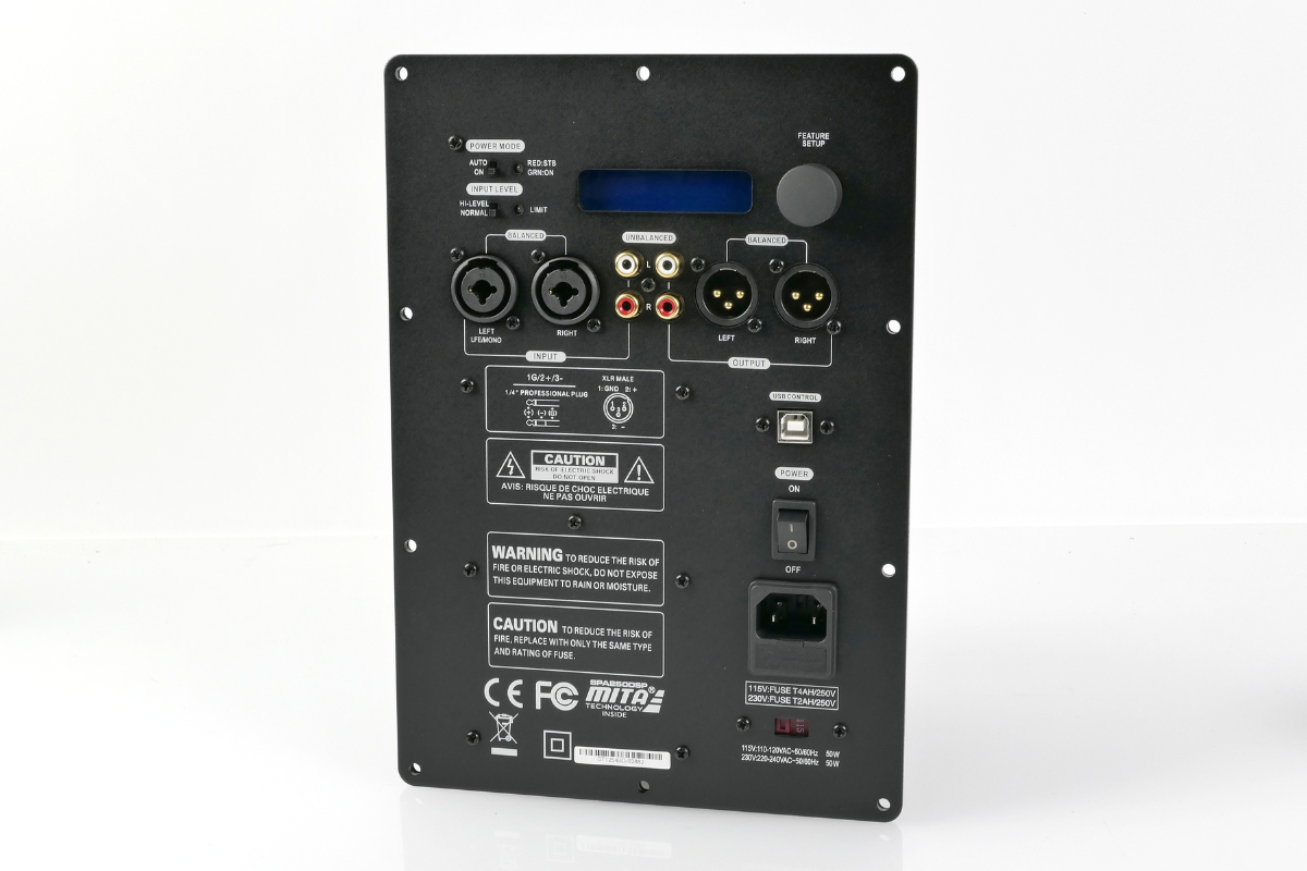 Dayton Audio SPA250DSP -subwoofer-vahvistinmoduuli – Monipuolinen subwoofer-vahvistinmoduuli DSP-ominaisuuksilla