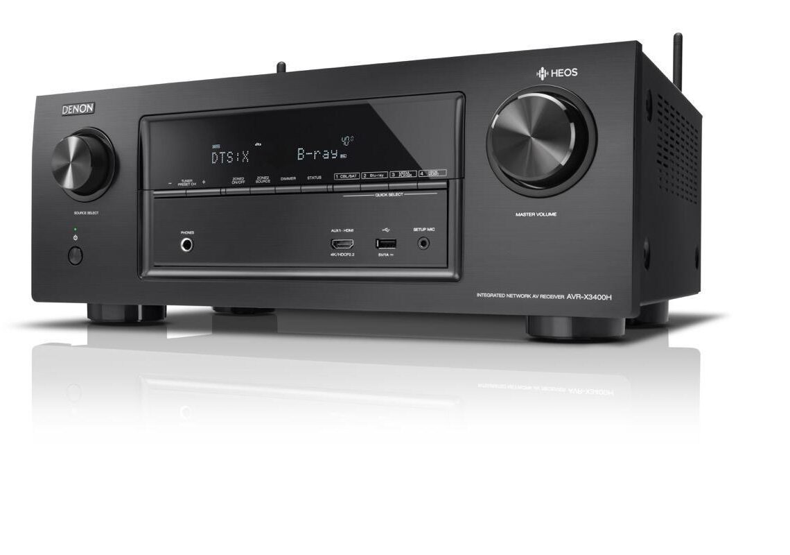 Denon AVR-X3400H tarjoaa tehoa ja ominaisuuksia