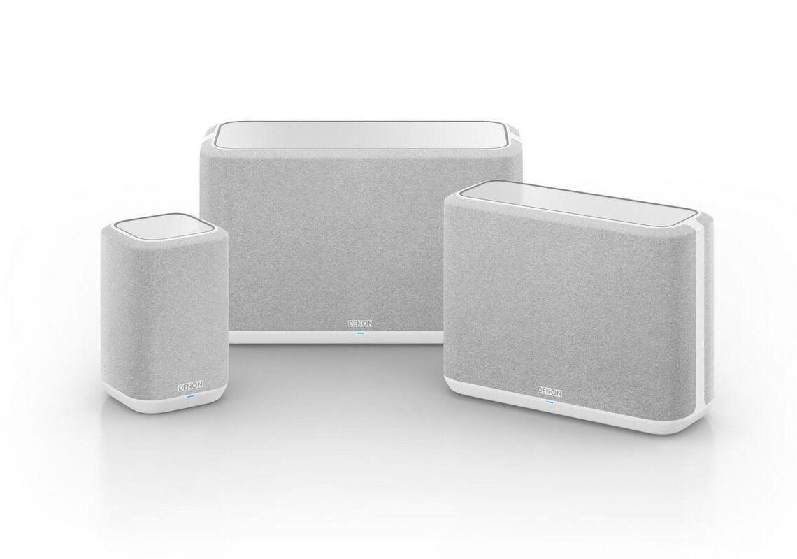 Denonilta Home ‑sarjaan upeita langattomia all-in-one-kaiuttimia, joissa HEOS-monihuonetuki ja -toiminnallisuus