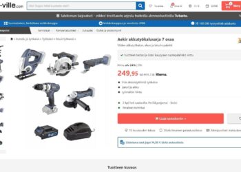 OFF-TOPIC: Evillen super-edullinen 7-osainen akkutyökalusarja