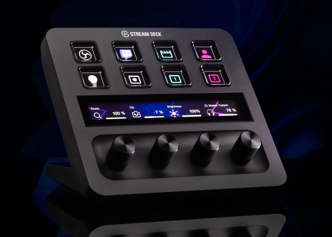 Elgatolta Stream Deck+ -ohjain sisällöntuotantoon