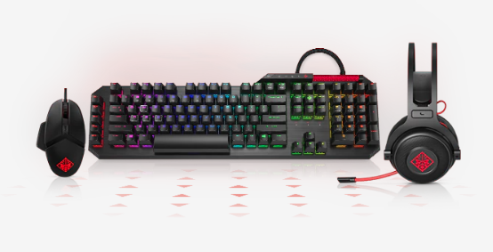 HP täydensi pelituotteiden valikoimaansa – kaksi hiirtä, näppäimistö ja kuulokkeet