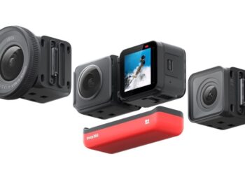 Modulaarisesti muokattava toimintakamera Insta360 ONE R