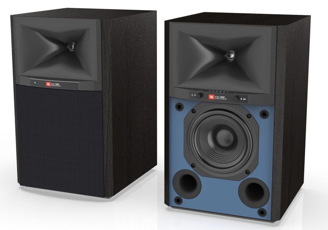 JBL esitteli pienet retrohenkiset monitorikaiuttimet striimausominaisuuksilla