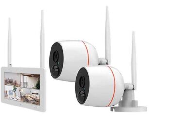 Langaton valvontakamerajärjestelmä 7″ kosketusnäytöllisellä verkkotallentimella