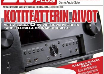 Uusi AVPlus 4/2019 on ilmestynyt – jättinumerossa mukana muun muassa av-viritinvahvistimien ja täyslangattomien kuulokkeiden vertailut