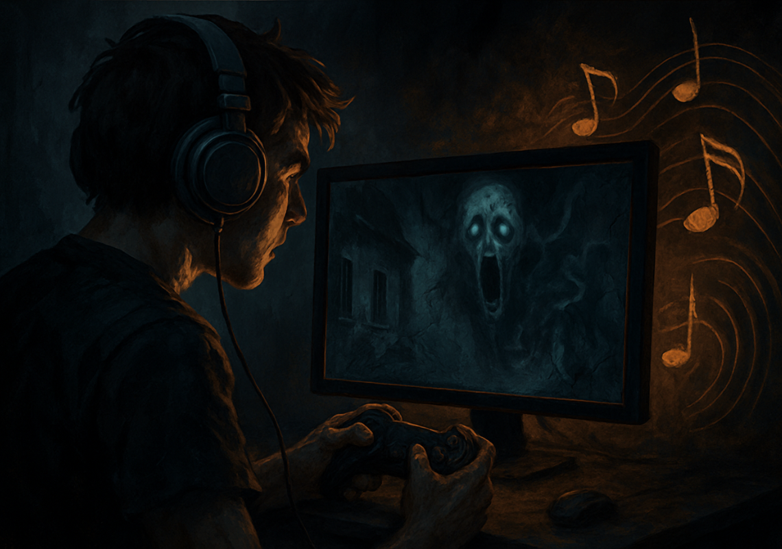 Kauhupelien äänimaailma: Olennaista painostava tunnelma ja ilmoitukset vaarasta