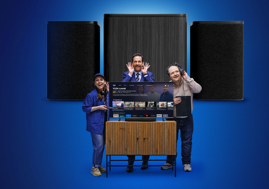 Kotiteatteri ilman säätöä: Elisa Viihde Sound yhdistää viihdeboksin ja soundbarin