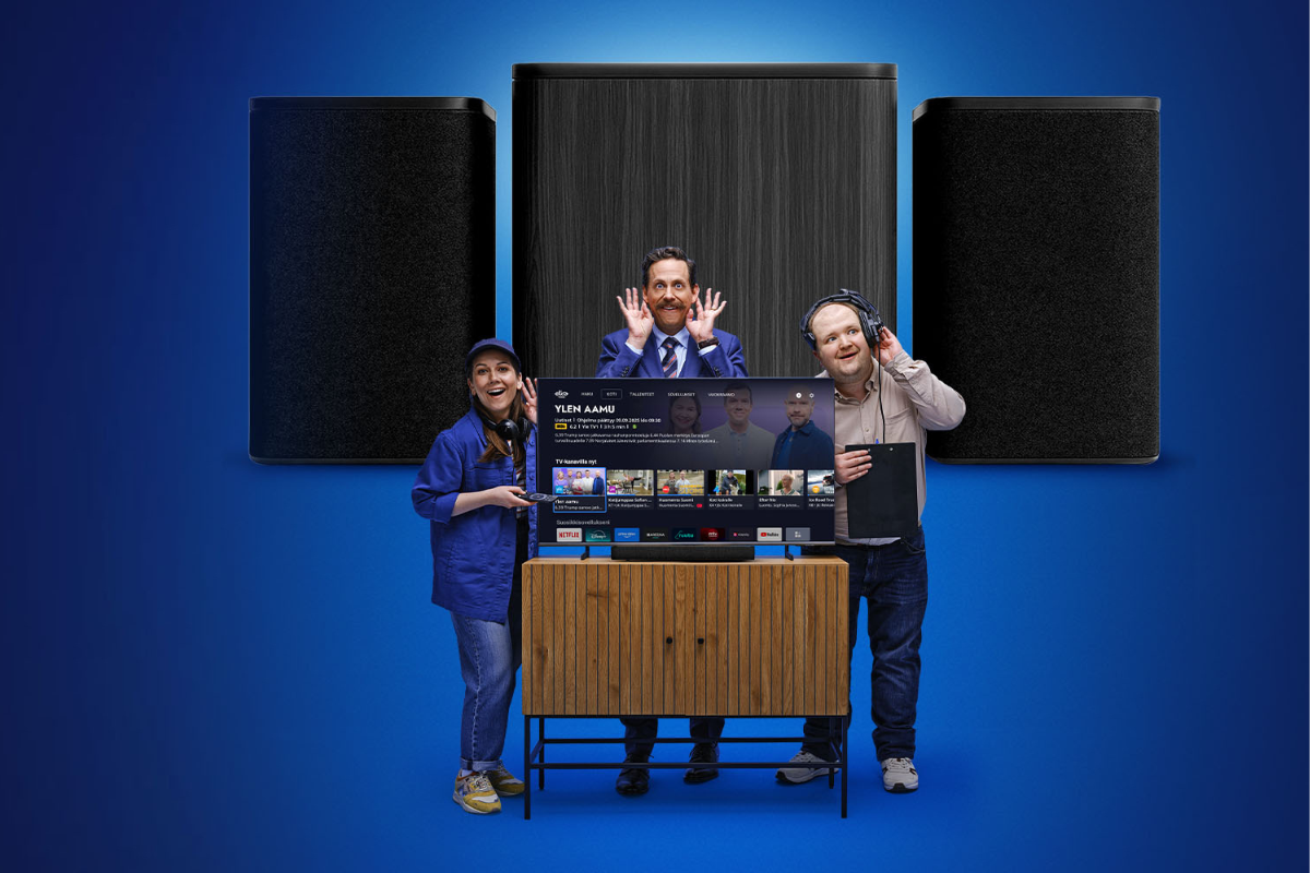 Kotiteatteri ilman säätöä: Elisa Viihde Sound yhdistää viihdeboksin ja soundbarin