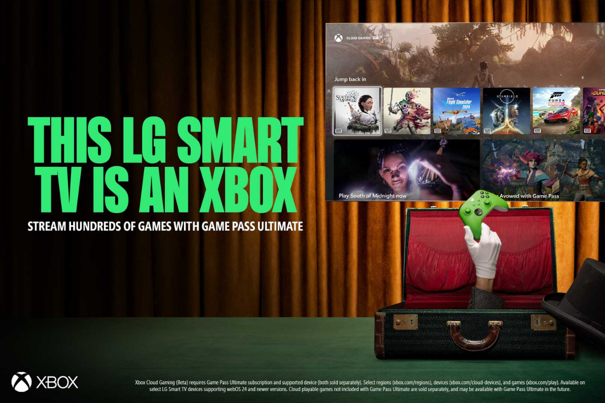 LG:n televisioihin uudistus – Xbox-pilvipelaaminen ilman konsolia