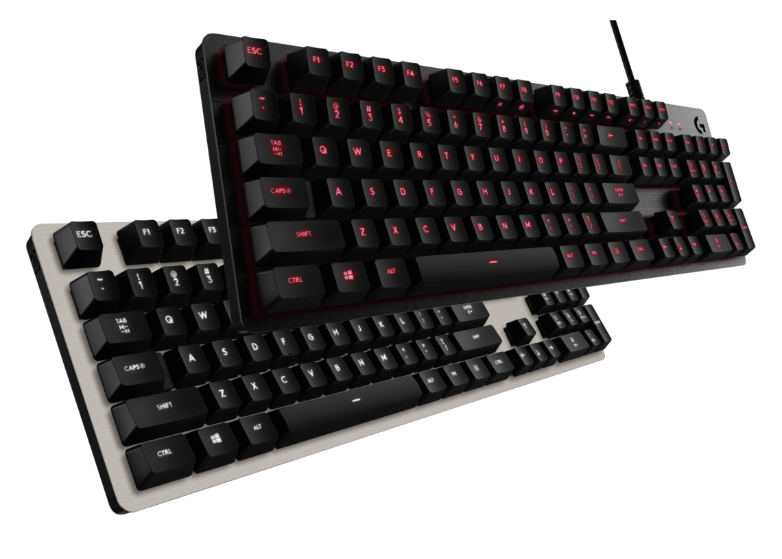 Logitechilta uusi metallikuorinen pelinäppäimistö mekaanisilla kytkimillä