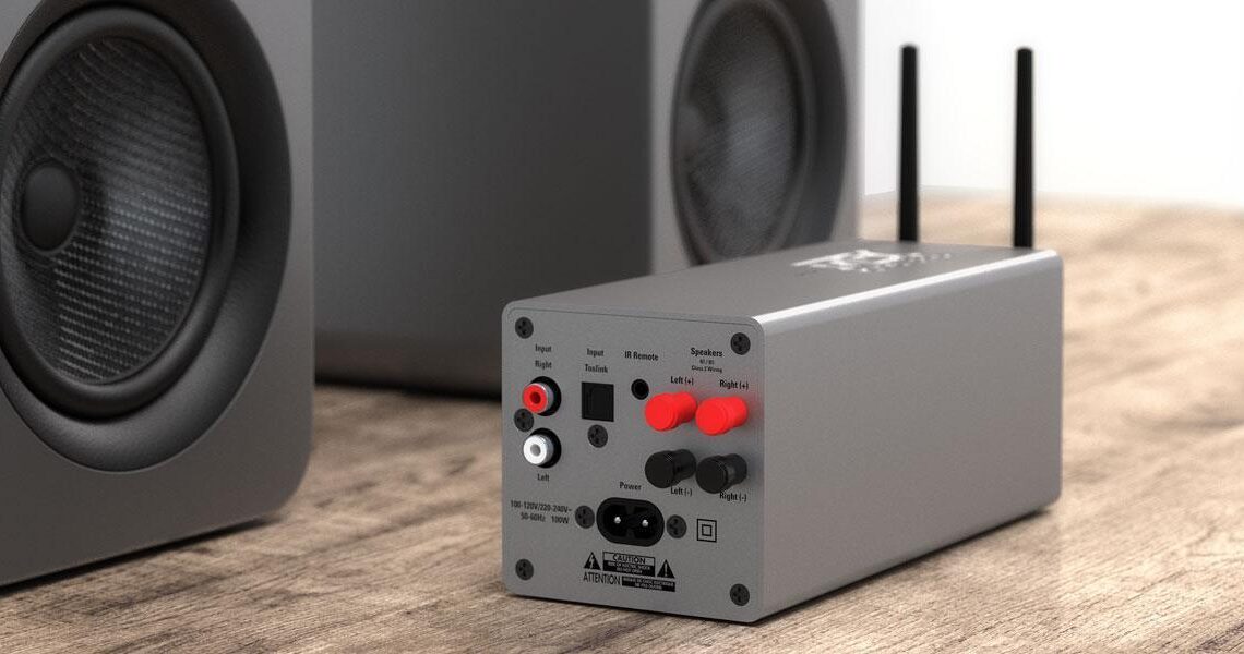 Striimaava monihuonevahvistin piiloon seinän sisään