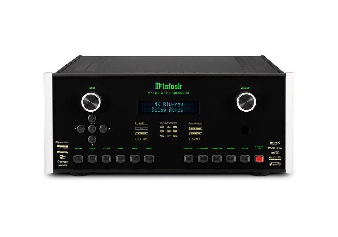 McIntoshin MX123 -AV-prosessori on nyt Control4-yhteensopiva