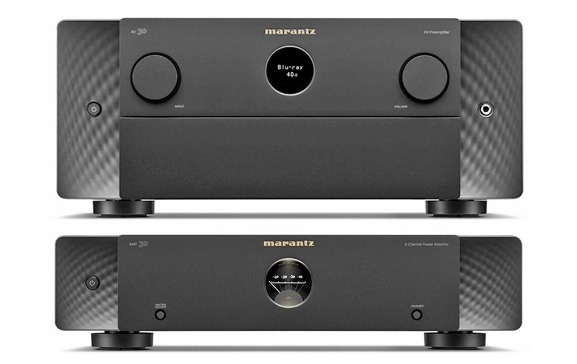 Marantz AV 30 ja AMP 30 täydentävät kotiteatterin erilliskomponenttien huippuluokan sarjan