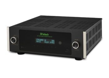 McIntoshilta 7.2-kanavainen viritinvahvistin järeällä teholla