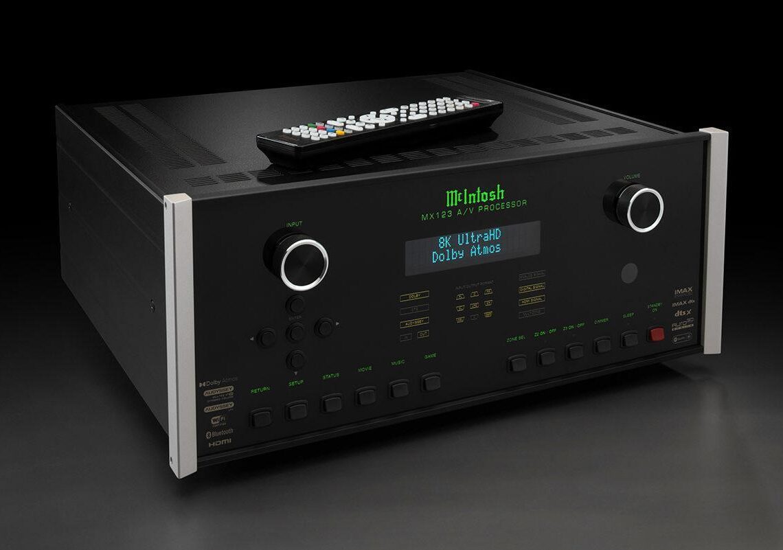 McIntosh päivitti MX123-kotiteatteriprosessorinsa 8K-aikaan