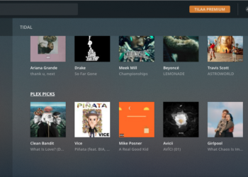 PLEX tukee nyt Tidal-toistoa – paikalliset tiedostot ja suoratoistettava musiikki samalla haulla