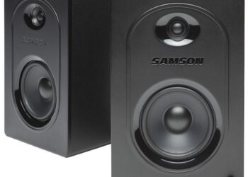 Samsonilta edullisen luokan MediaOne M50 -pöytäkaiuttimet kotistudioon