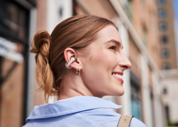 Shokz OpenDots ONE – Klipsikiinnitteiset avoimet hybridikuulokkeet Dolby-äänellä ja 40 h akulla