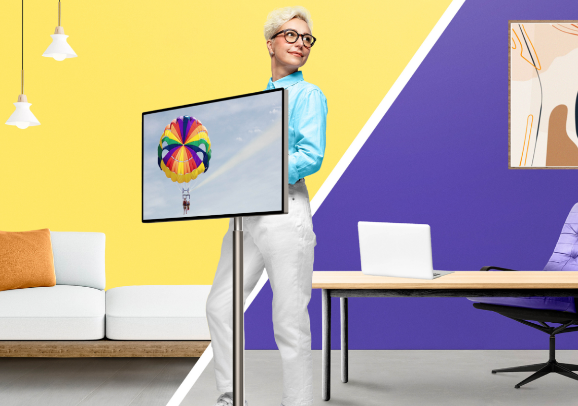 THOMSON esitteli Go Plus -liikuteltavan 32″ Ultra-HD-kosketusnäytön kotiin ja työkäyttöön