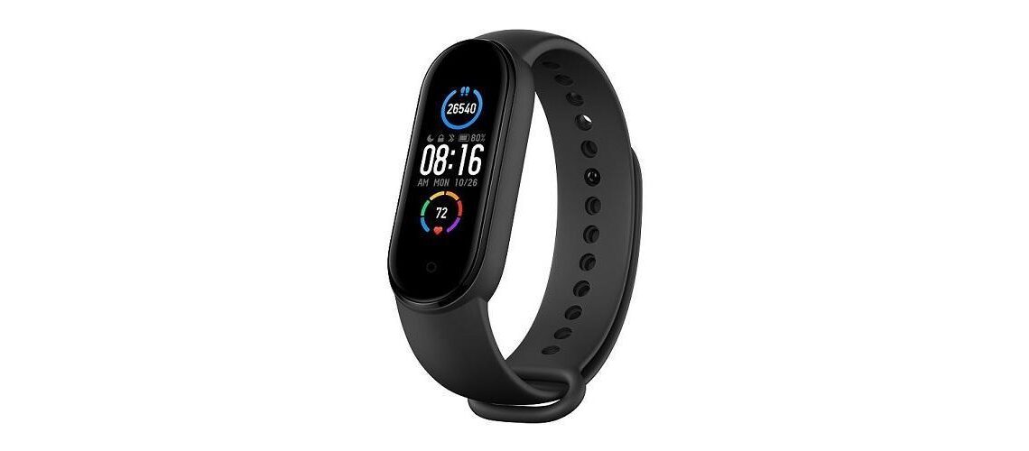 Monipuolinen aktiivisuusranneke jossa värinäyttö, kahden viikon akunkesto ja terveydenseurantajärjestelmä