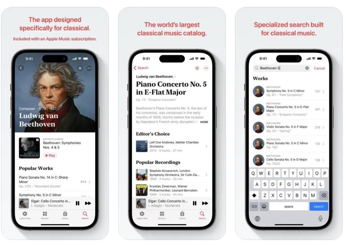 Applelta erillinen suoratoistosovellus klasarin ystäville