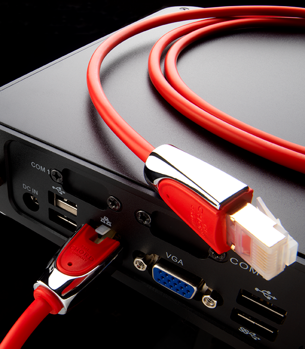 Chordilta ethernet-kaapeli hifistille