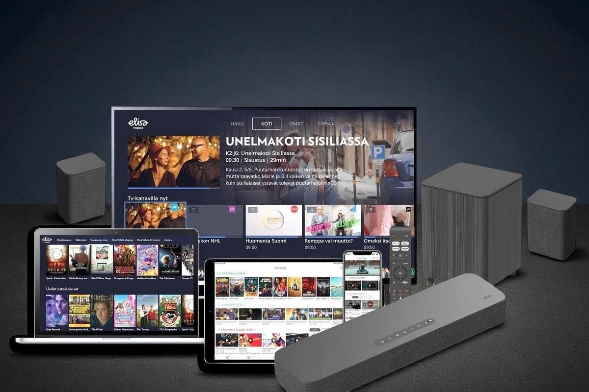 Elisan Viihde Sound yhdistää TV-palvelut ja soundbarin osana uutta palvelupakettia