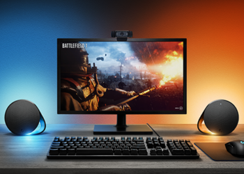 Logitechin kaiuttimet heijastavat pelitunnelman seinälle