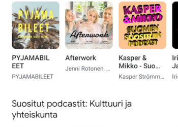 Google esitteli uuden ja sutjakan Podcasts-sovelluksensa
