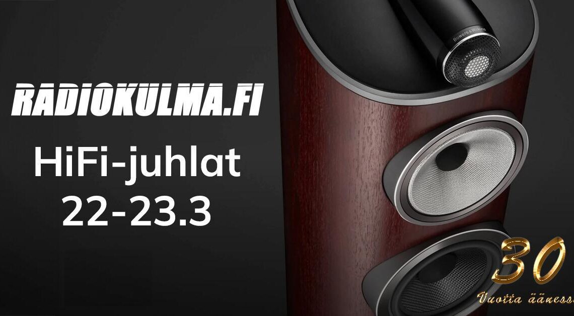 Tule nauttimaan hyvistä soundeista ja muhkeista munkeista – Hifin juhlaviikonloppu Tampereen myymälässä 22.3 ja 23.3. – Radiokulma äänessä jo 30 vuotta –