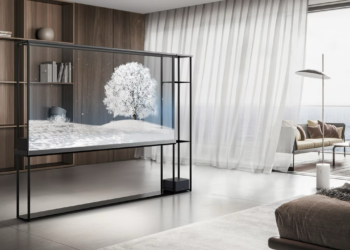 Läpinäkyvä televisio