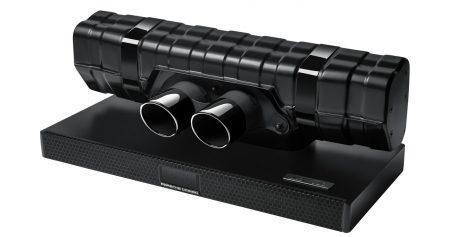 Todellista autohifiä? Porsche Designin soundbarissa on pala 911 GT3 -auton pakoputkea