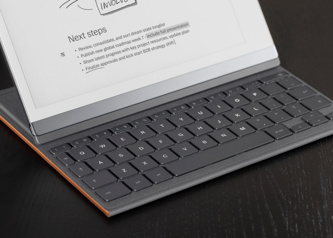 Uusi näppäimistö reMarkable digimuistioon