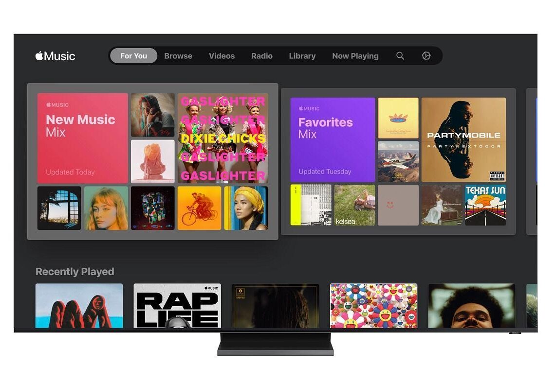 Samsung tuo Apple Musicin älytelevisioihinsa