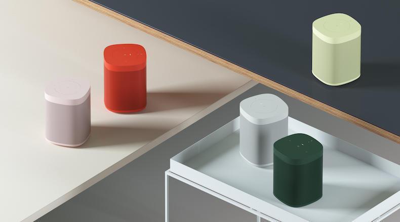 Sonos One -kaiuttimet saavat viisi pirtsakkaa värivaihtoehtoa