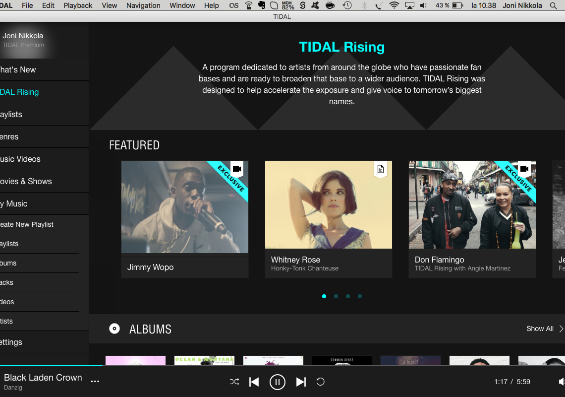 Tidal vaihtaa taas toimitusjohtajaa